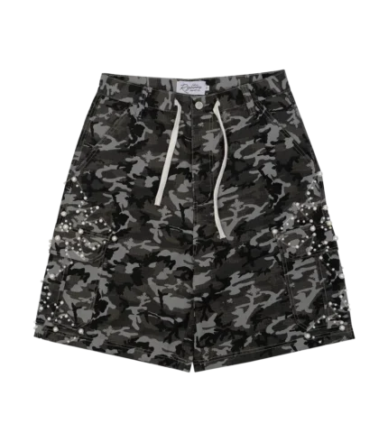 Werighyeouss Righteous Camo Pearl Cargo Shorts (Black)