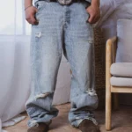 Werighyeouss Thrashed Baggy Denim