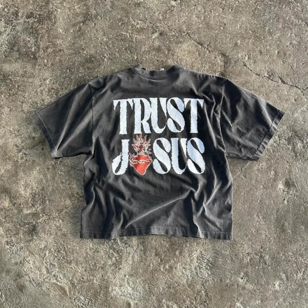 Werighyeouss Righteous Trust Jesus” Tees Black